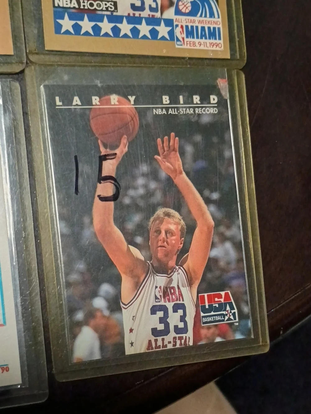 Larry bird Bundle Of 6 Sports Cards Fleer Skybox Upper Deck NBA Hoops All Star